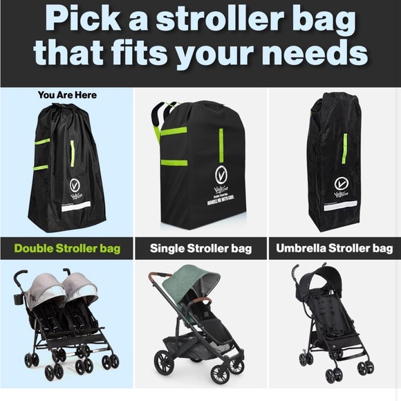 XL stroller bag for airplane travel - Picture 2 of 5